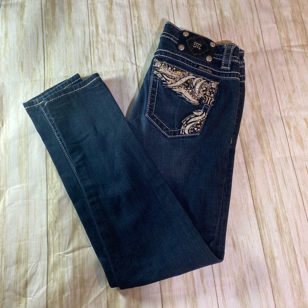 Miss me signature skinny jeans gold detail back to school